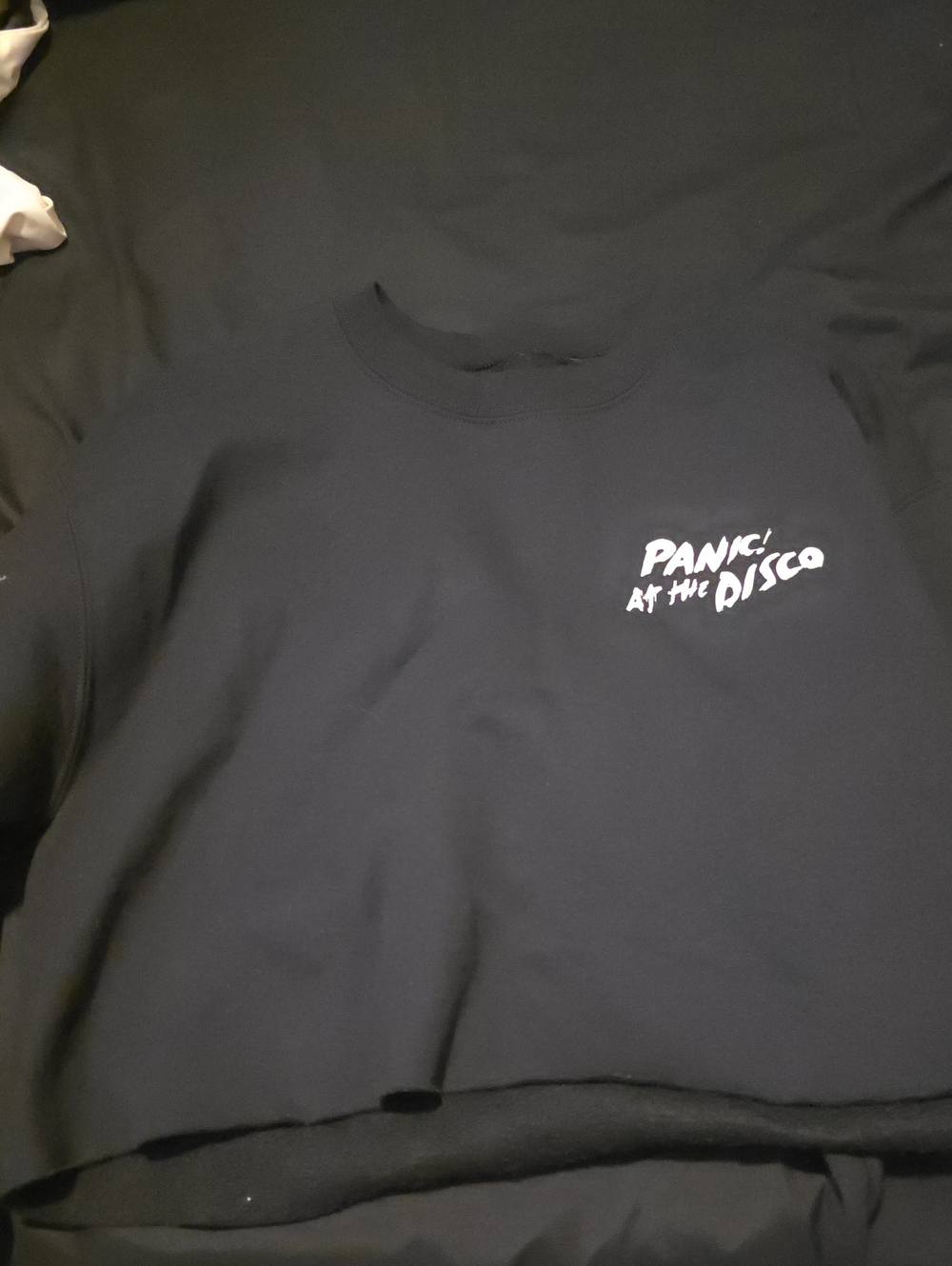 Hot Topic Black "Panic! At The Disco" Crewneck Sweater